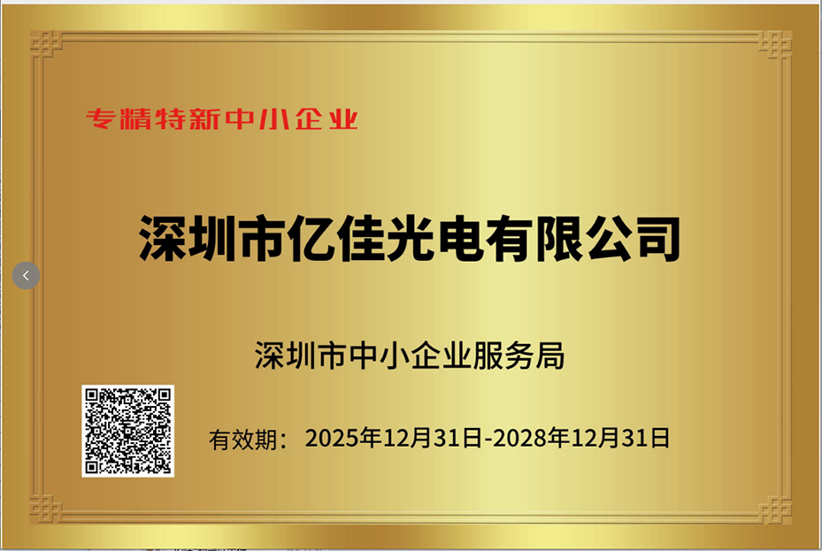 丽江宝运莱官方网站照明再次荣获“专精特新幼巨人”企业称号