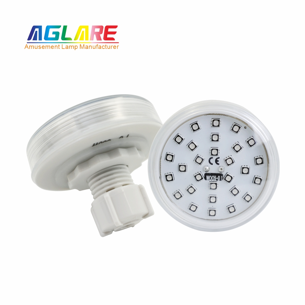 60mm内控LED全彩点光源灯 自动编程游乐场灯泡