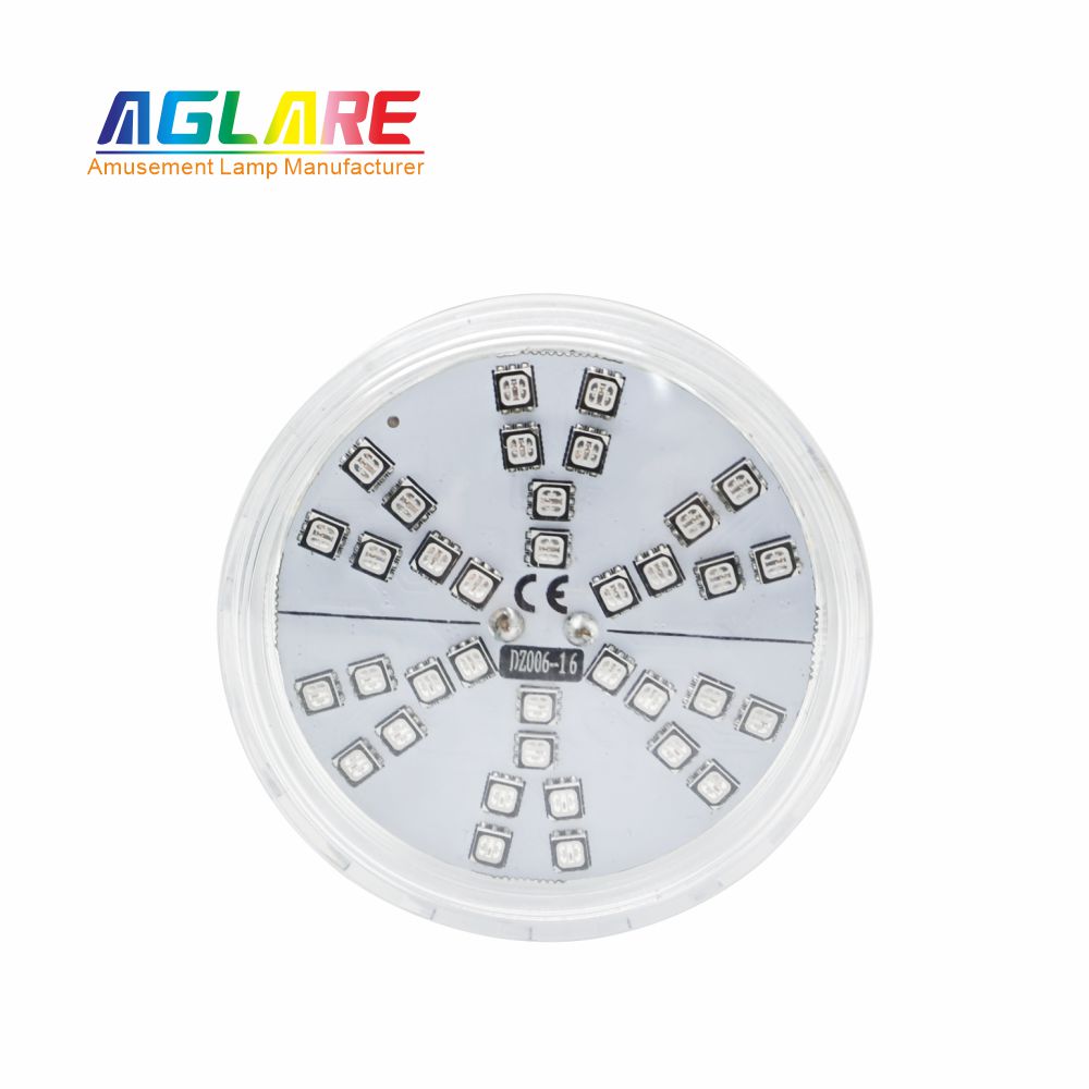 60mm RGB LED游乐场灯1-16自动法式旋转成效- AC24V， 42led